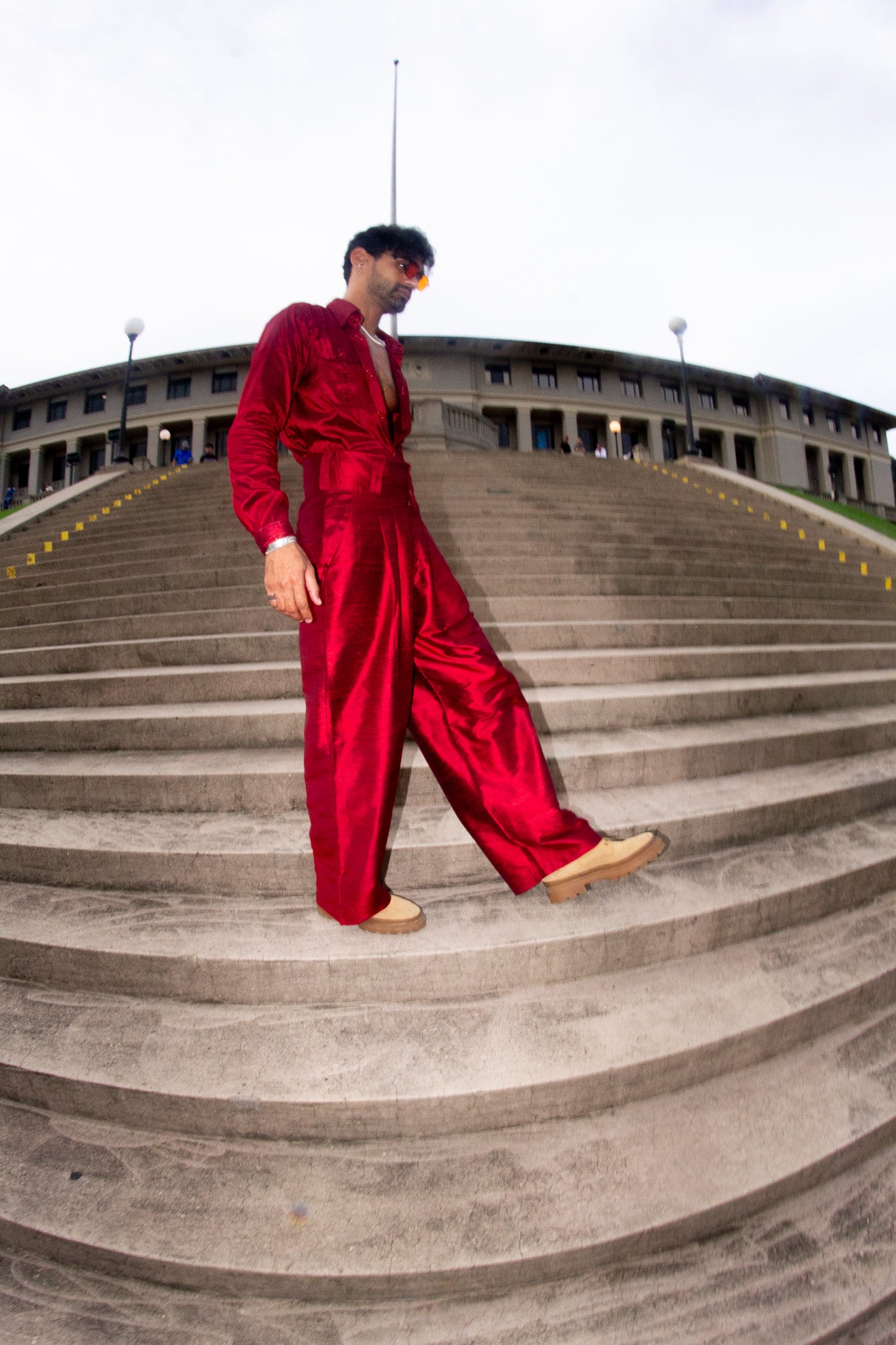 Scarlet Red Shit | Raw Silk