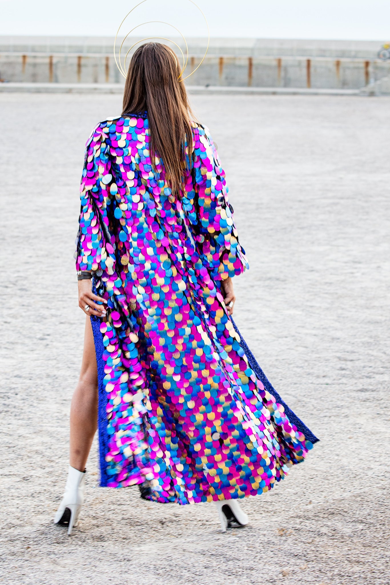 Multicolor Desert Rainbow Kimono