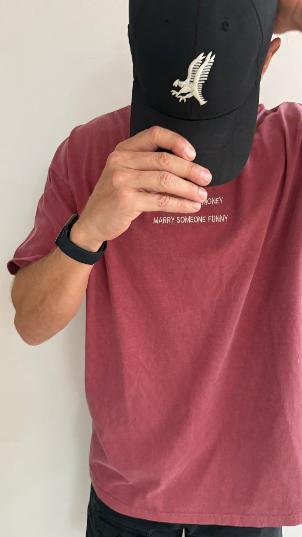 T-shirt with quotes | Prewashed red shirt | Xaman Panama