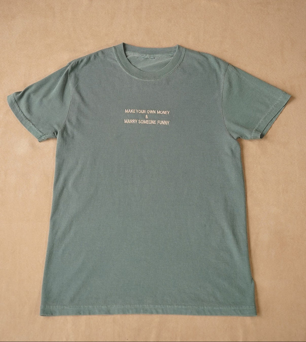 Pre- washed - Green shirt -mantra