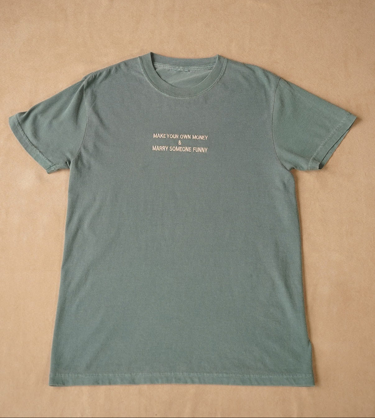 Pre- washed - Green shirt -mantra