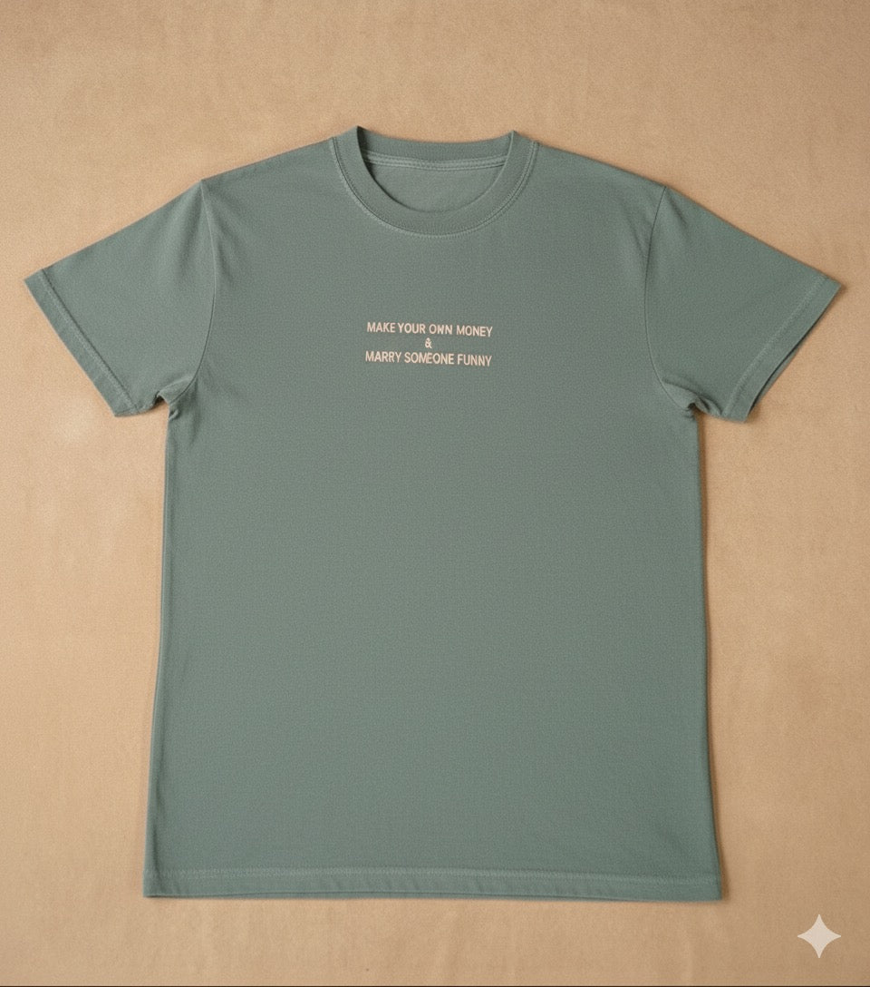 Pre- washed - Green shirt -mantra