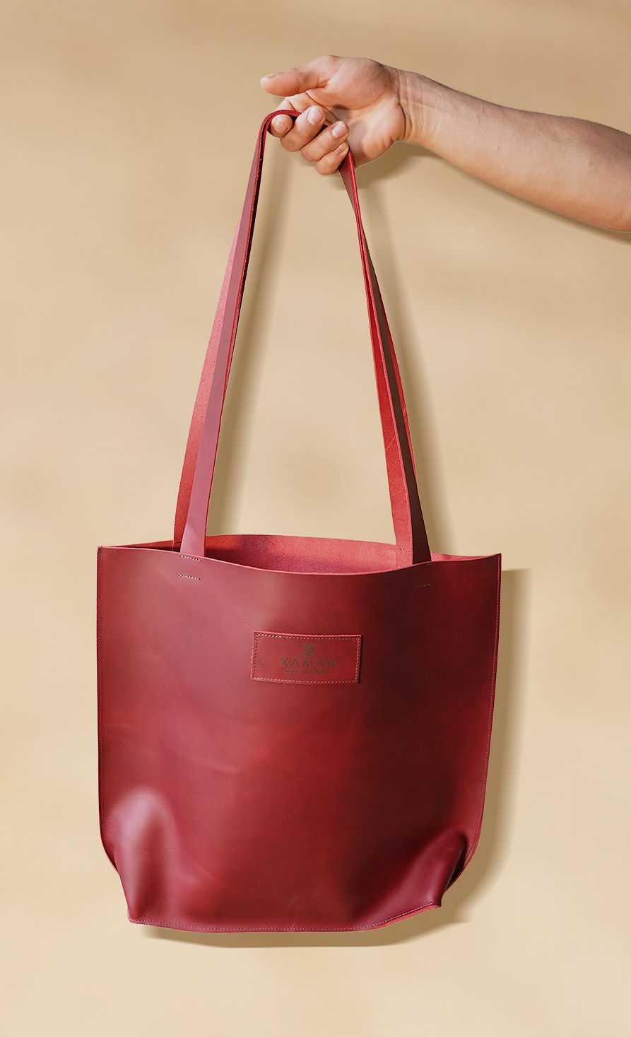 Red Tote Bag - Bold Elegance
