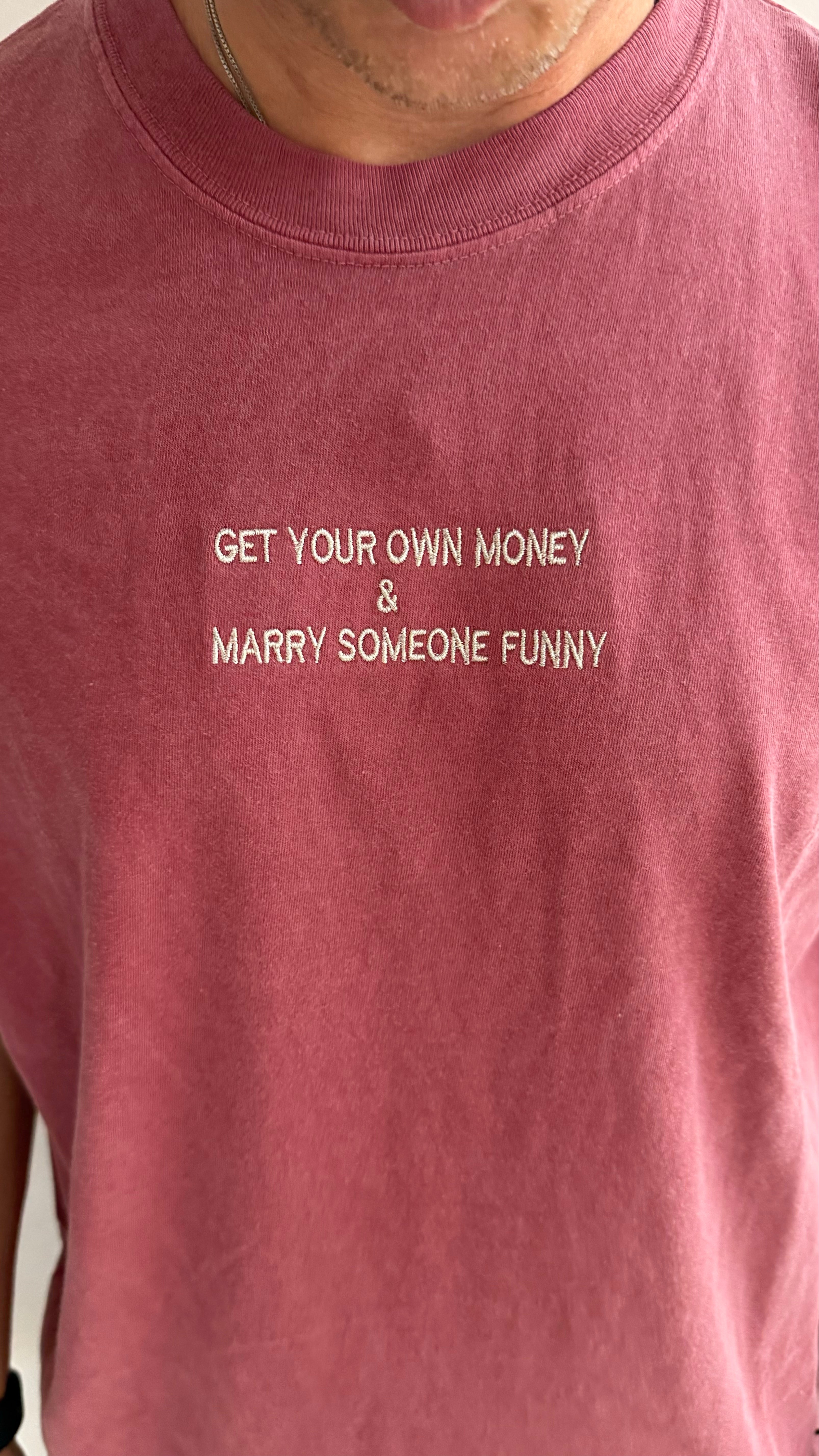 T-shirt with quotes | Prewashed red shirt | Xaman Panama