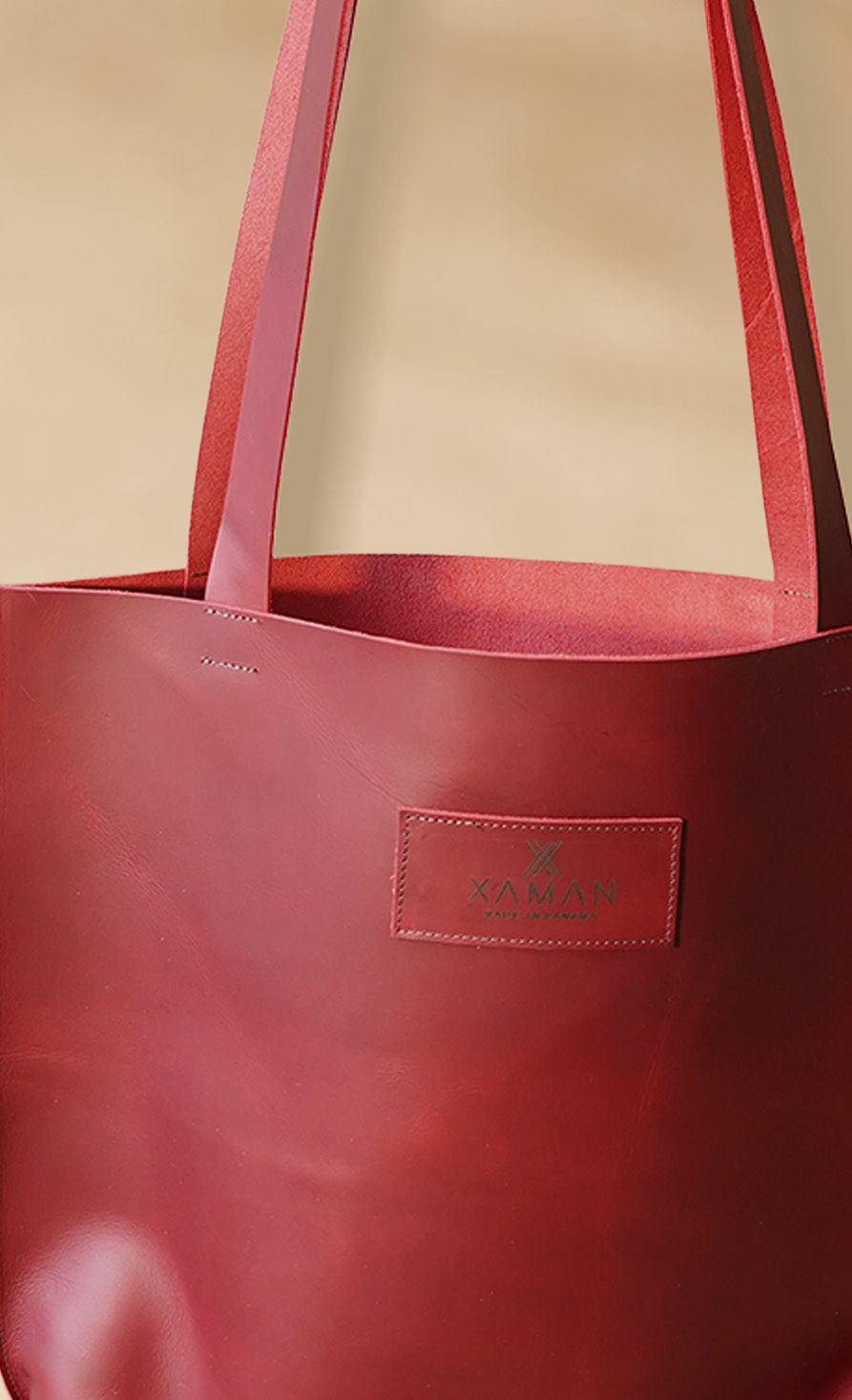 Red Tote Bag - Bold Elegance